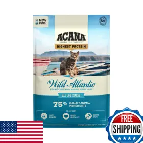 B086V2Z9WR ACANA Grain Cat Food Wild Atlantic Fish Freeze