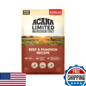 B086V54J73 ACANA Singles Ingredient Grain Dog Food Beef Chars