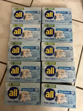 8543 TOTAL Dryer Sheets Gentle Skin 8543 TOTAL Dryer Sheets Gentle Skin