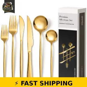 699838503304 ASTERCOOK Silverware Set Steel Flatware