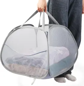 BB6-1 LAUNDRY Bemkoo Basket Mesh Pop