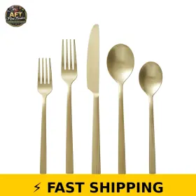 810133073075 BETTER HOMES GARDENS River Flatware Set