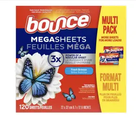 037000549307 BOUNCE Wrinkleguard Dryer Sheets Fabric Softener 037000549307 BOUNCE Wrinkleguard Dryer Sheets Fabric Softener