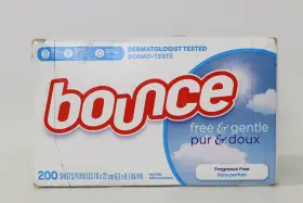 037000825845 BOUNCE Fabric Softener Dryer Sheets Gentle Vary