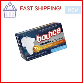 037000907077 BOUNCE Wrinkleguard Dryer Sheets Laundry Fabric 037000907077 BOUNCE Wrinkleguard Dryer Sheets Laundry Fabric