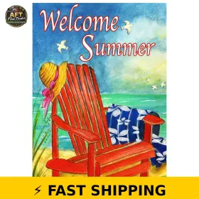 860003350614 COUNTRY CHARM GARDEN FLAGS Flag Double Beach