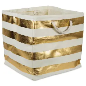 CAMZ37857 DESIGN IMPORTS Dii Paper Cube Stripe Square