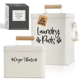 EL-100 EMRI LANE Laundry Pods Container Dryer Sheet Holder