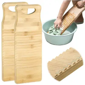 2156525MEU HOMAISSON Natural Washboards Laundry Washing Board 2156525MEU HOMAISSON Natural Washboards Laundry Washing Board