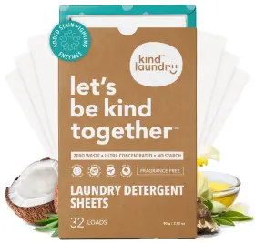 DS-FF32 KIND LAUNDRY Detergent Sheets Stain Enzymes Plant