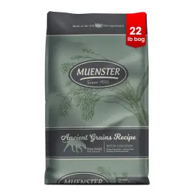 B0BYT2LWKT MUENSTER Ancient Grains Chicken Dog Food Gluten