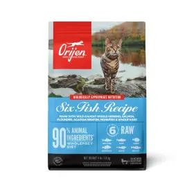 B01MRLOI1O ORIJEN Grain High Protein Cat Food Fish Recipe Bag
