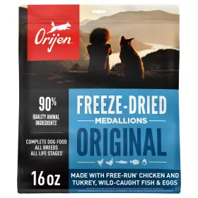 B07NQN5CNP ORIJEN Grain Freeze Dried Dog Food Topper Recipe