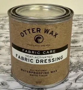 246701 OTTER WAX Heat Fabric Dressing Pint Waterproofing
