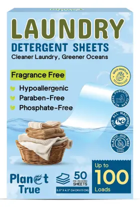 PT50-NF PLANET TRUE Eco Laundry Detergent Sheets Pack