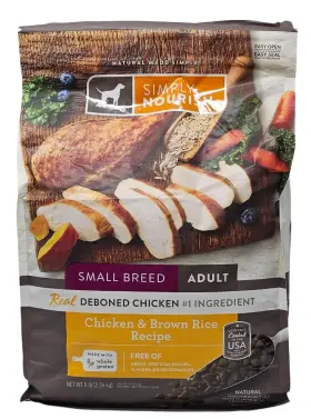 B0DV85DQ45 SIMPLY NOURISH Breed Dog Food Chicken Rice