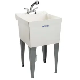 4020956 UTILATUB Single Thermoplastic Laundry Tub