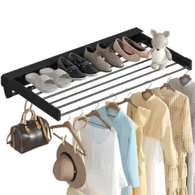 793129728954 VIRPLIK Laundry Drying Rack Wall Clothes
