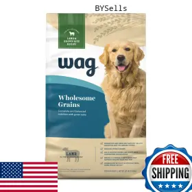 B098YM5BT2 WAG Dog Food Lamb Rice Bag Stomach Skin