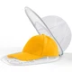 Coopache Hat Washer Cage for Washing Machine Ball Cap Cleaner White 