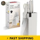 FIKSHOT 6-Piece Kitchen Knife Set with Sharpener - Silver FIKSHOT 6-Piece Kitchen Knife Set with Sharpener - Silver