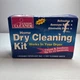 New Custom Cleaner Home Dry Cleaning Kit 1 Dryer Bag + 3 Refill Sheets Vintage