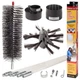 Gardus RLE208 LintEater Pro Dryer Vent Cleaning Kit 12' Rotary Duct Cleaner Forw