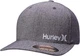 Hurley Men's Caps - Flexfit Curve Bill Baseball Cap Large-X-Large, Light Grey 