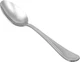 Amazon Basics Dinner Spoons 12 Pack Stainless Steel Pearled Edge 7.7" Silver