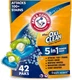 Arm & Hammer Plus OxiClean 5-in-1 Laundry Detergent Power Paks, 42 Count... 