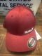 Hurley Men's Corp Textures Red / White Logo Flex Fit Cap size L/XL