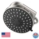 HOPOPRO 5-Mode High Pressure Fixed Showerhead with Filter 6 Inch Brushed