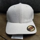 Hurley Men's Corp Textures Light Tan / White Logo Flex Fit Cap size S/M