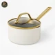 Figmint 1.5qt Nonstick Aluminum Sauce Pan with Champagne Handle Figmint 1.5qt Nonstick Aluminum Sauce Pan with Champagne Handle
