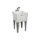Mustee Utilatub 20 in X 24 in Single Thermoplastic Laundry Tub 19CFP