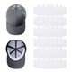 YUXIANLB 6 Pcs White Baseball Caps Inserts Shapers, Flexible Washable Reusabl...