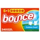 Bounce Dryer Sheets Laundry Fabric Softener Sheets , Outdoor Fresh, 240 Count