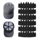 YUXIANLB 6 Pcs Black Baseball Caps Inserts Shapers, Small-Large, 
